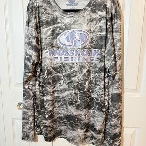 Mossy Oak Camouflage Long Sleeve Shirt Sz XL  Soft/Comfy CH